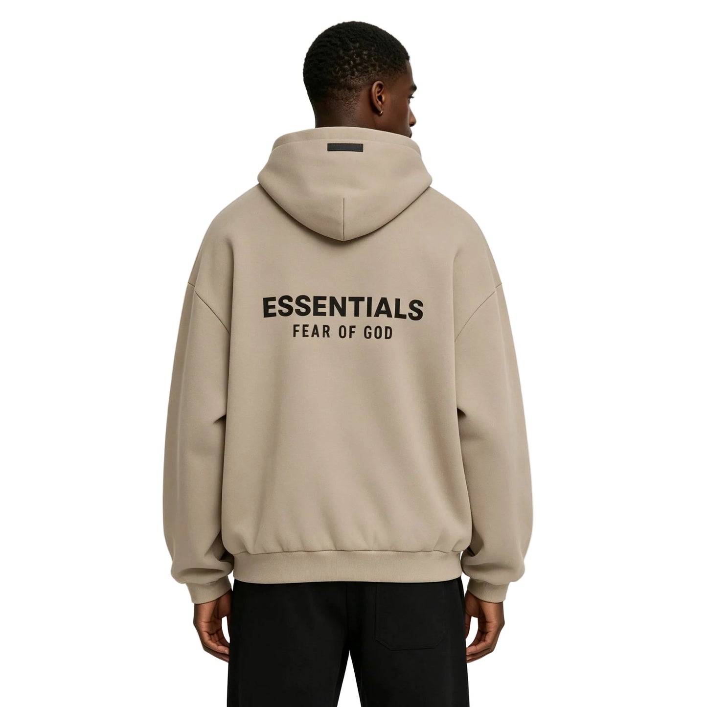 Fear of God Essentials Fleece Hoodie II Desert Sand
