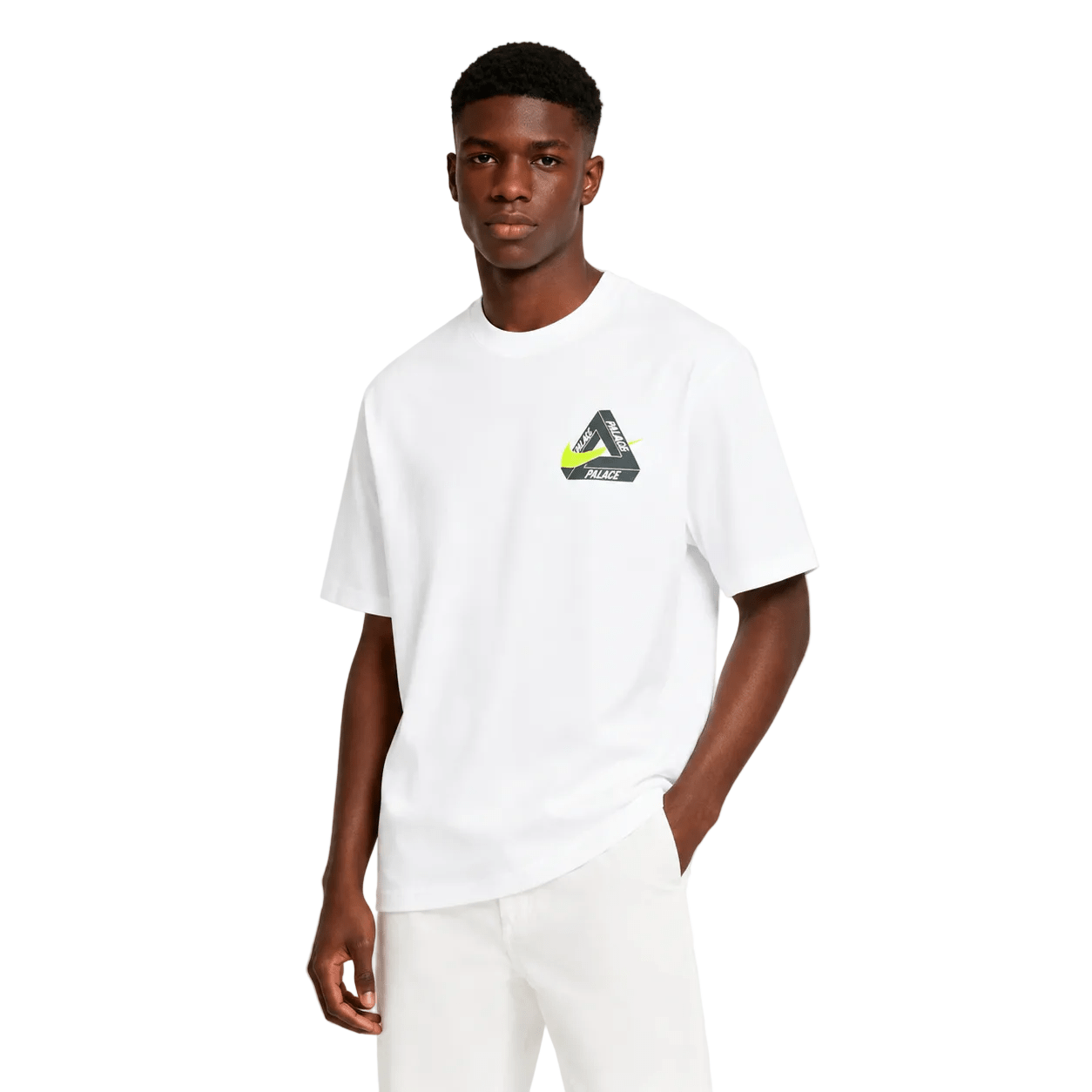 Palace x Nike Tri Swoosh T-Shirt White
