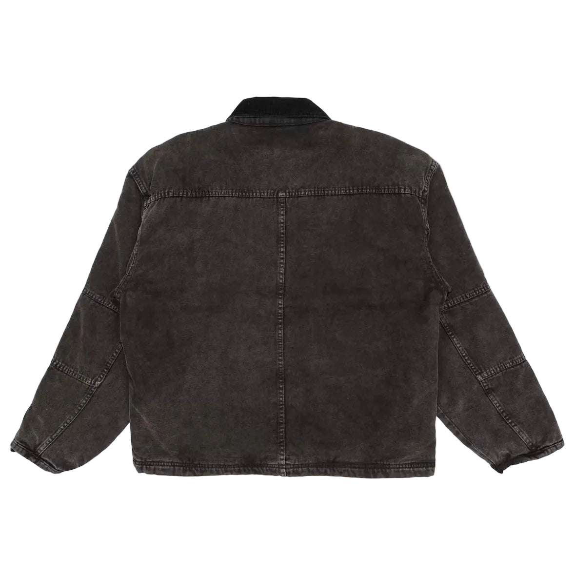 Stussy Washed Canvas Shop Jacket Black