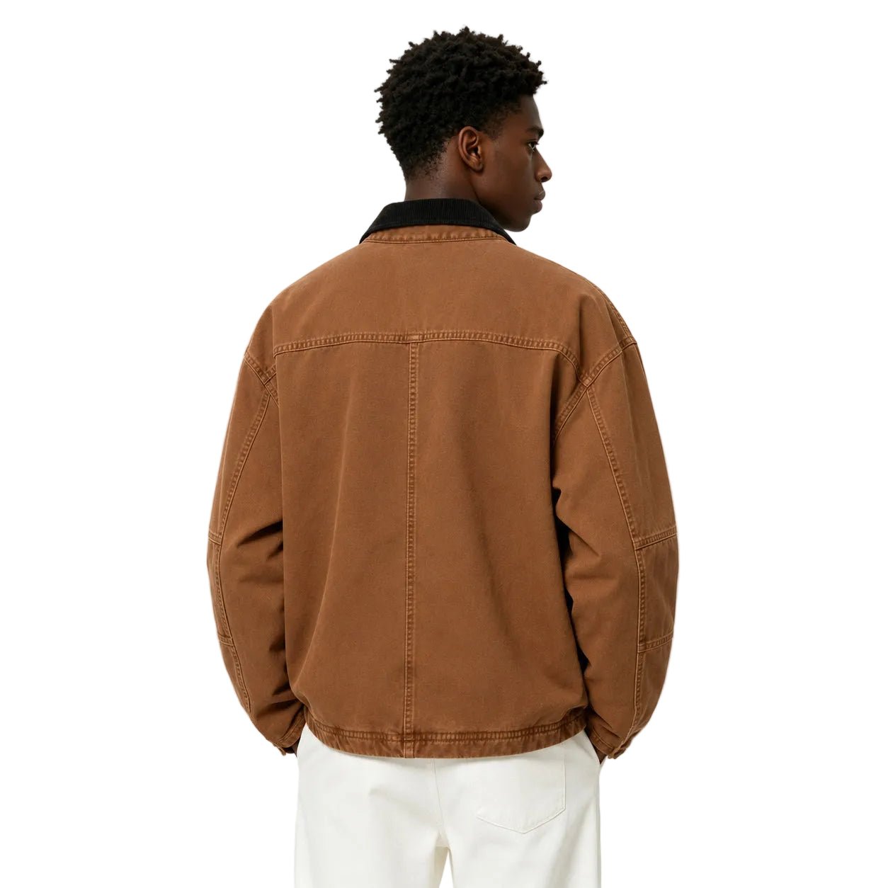 Stussy Washed Canvas Shop Jacket Bronze