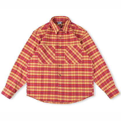 SAINT VANITY Old English Plaid Flannel Shirt