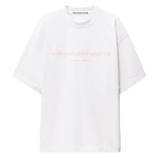 Alexander Wang Puff Logo Tee White