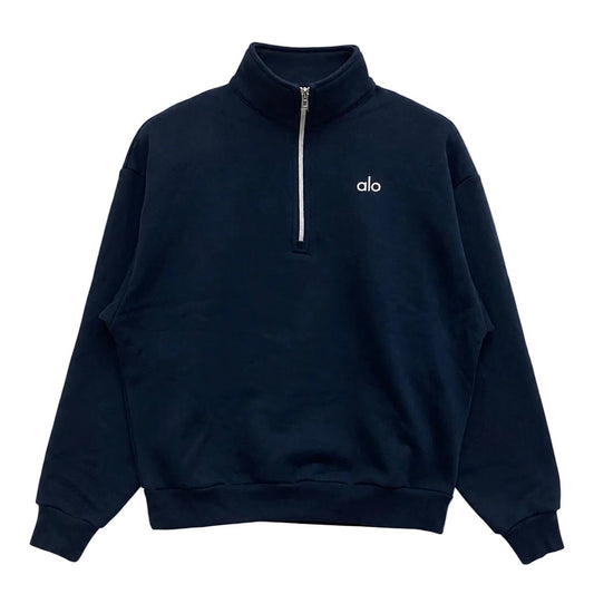 Alo Accolade quarter zip sweater Navy
