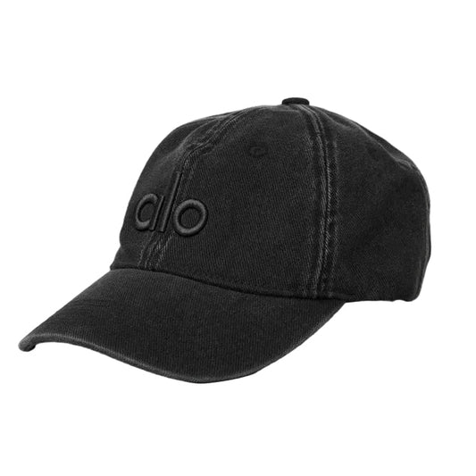 Alo Washed Off Duty Cap Monument Wash Vintage Black
