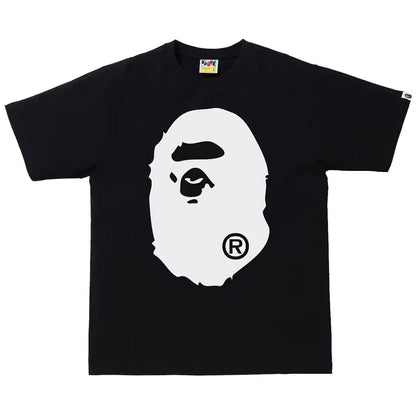 Bape Bicolor Big Ape Head Tee Black
