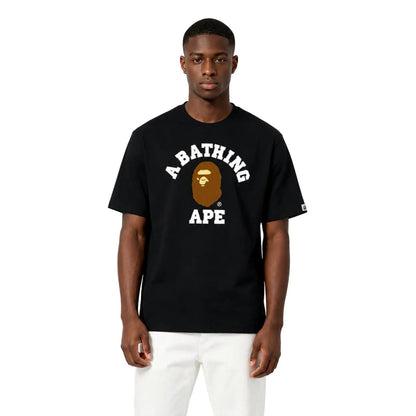 BAPE College Tee SS26 Black