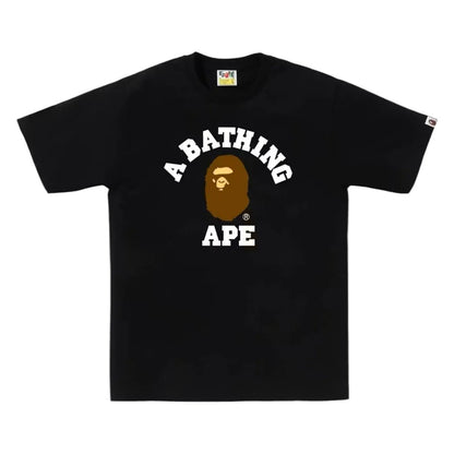 BAPE College Tee SS26 Black