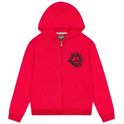 Denim Tears Denim University Zip Hoodie SS24 Red
