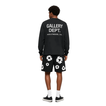 Denim Tears The Cotton Wreath Shorts Black