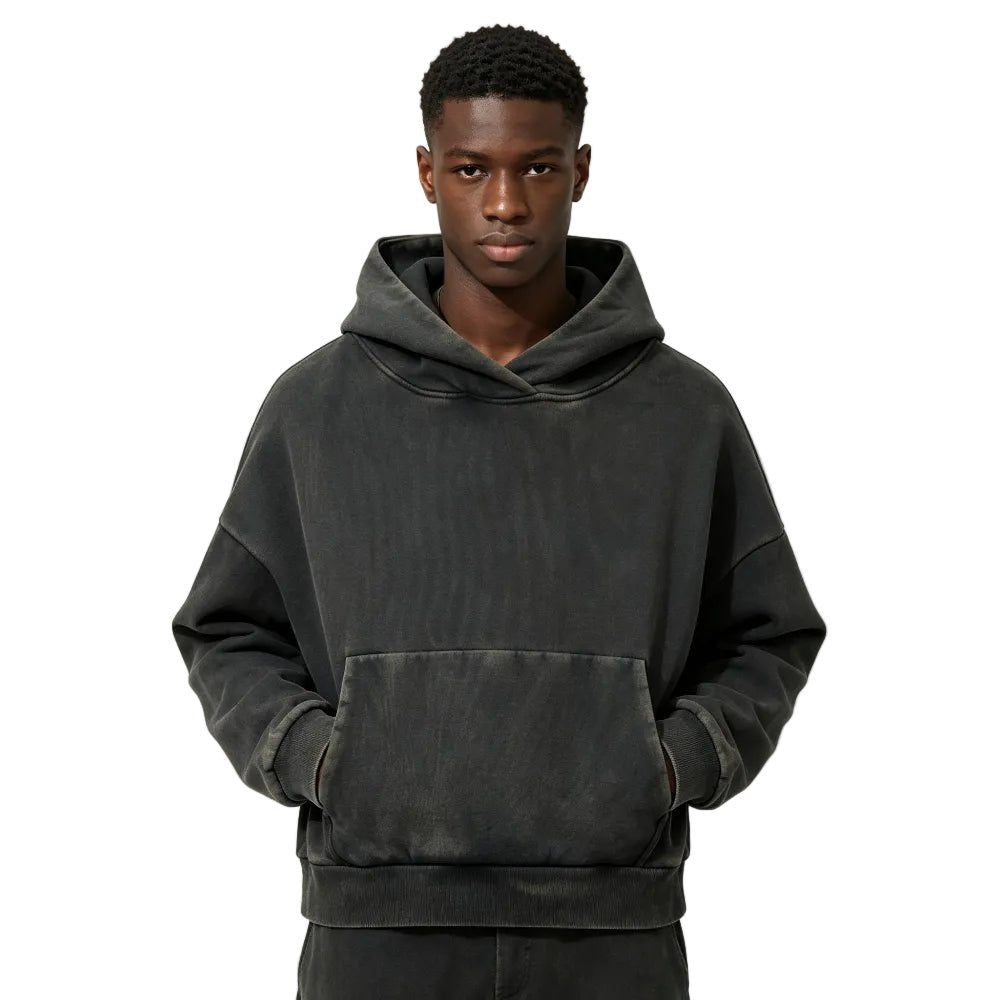 Entire Studios Heavy Hoodie Washed Black