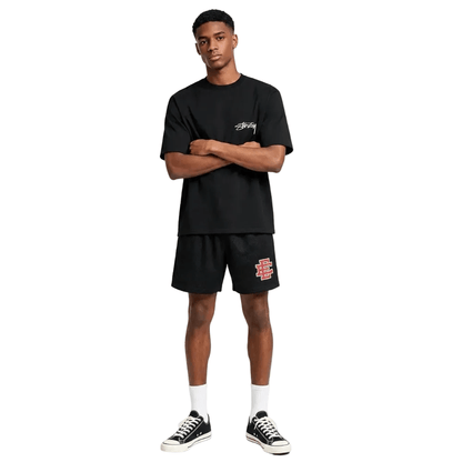 Eric Emanuel Men's Glitter Valentine's Basic Shorts Black