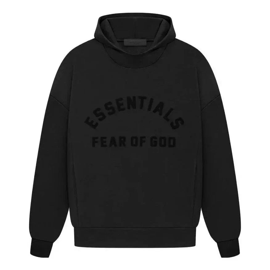 Fear of God Essentials Black Collection Hoodie Jet Black