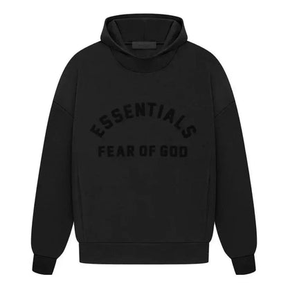 Fear of God Essentials Black Collection Hoodie Jet Black
