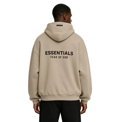 Fear of God Essentials Fleece Hoodie II Desert Sand