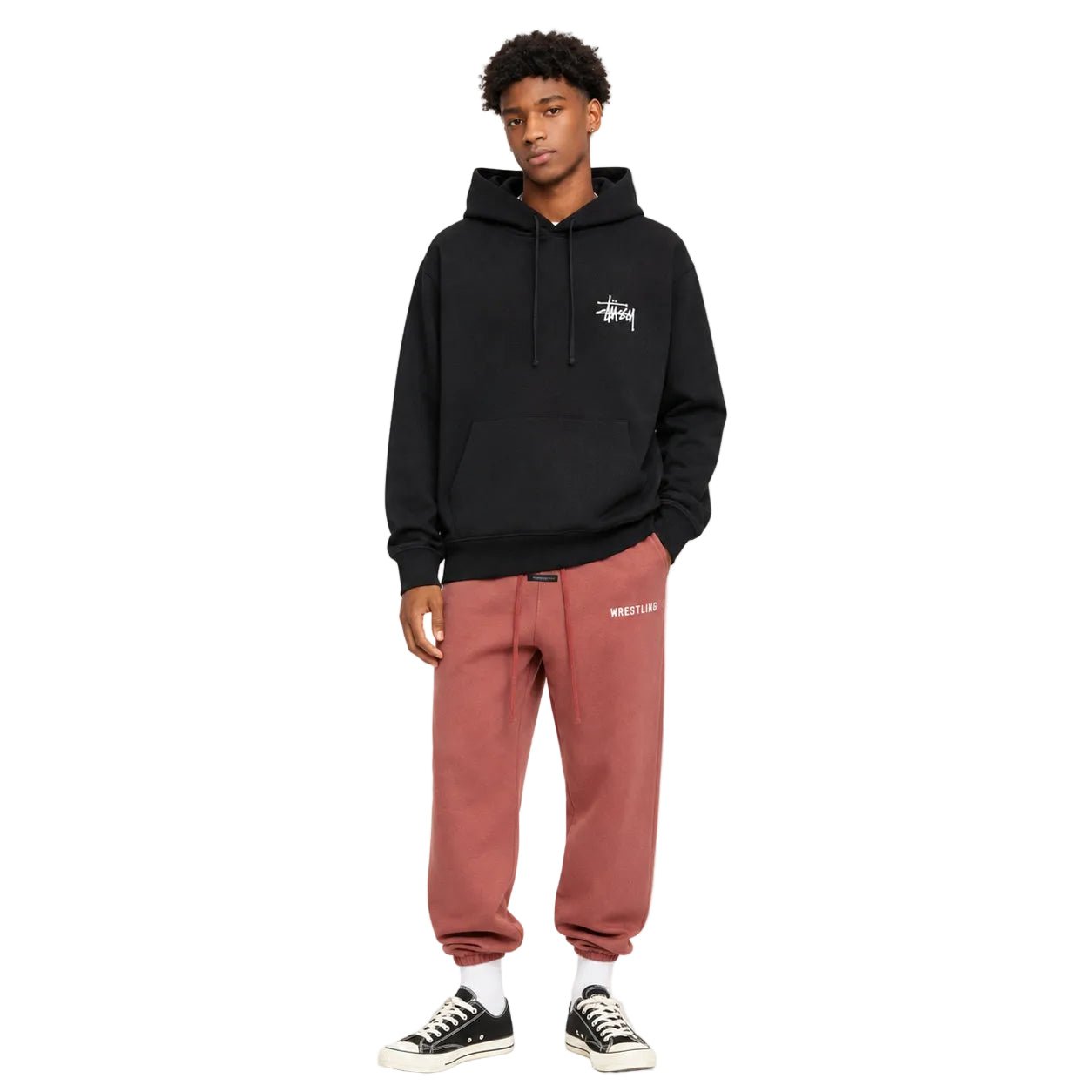 Fear of God Essentials Heavy Fleece Sweatpant Crimson