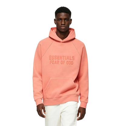 Fear of God Essentials Hoodie Coral