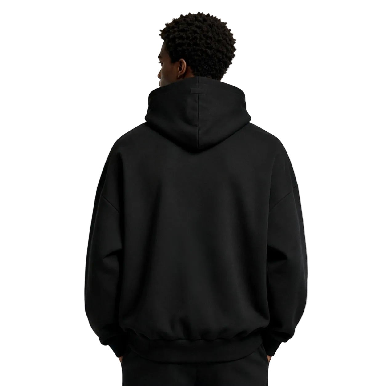 Fear of God Essentials Hoodie Jet Black FW23