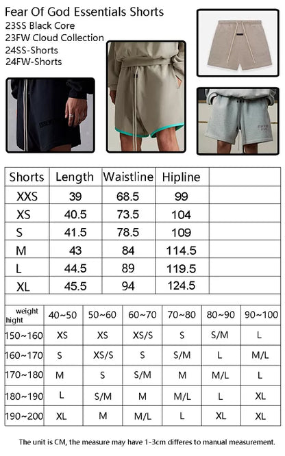 FOG X Essentials 23FW Cloud Shorts