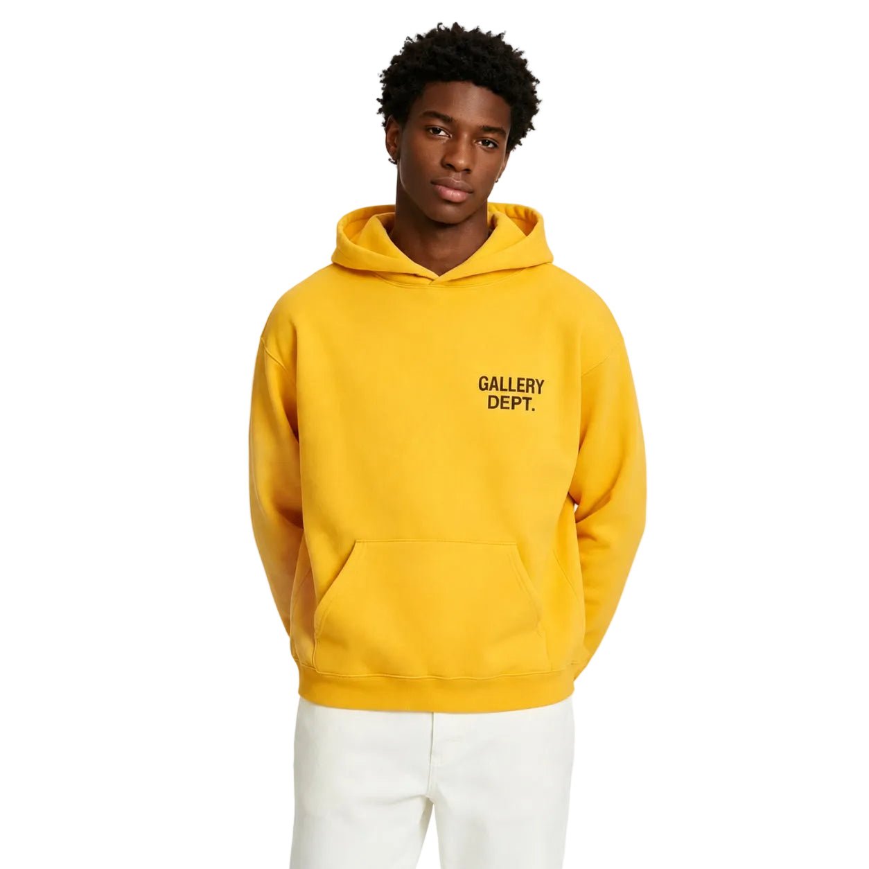Gallery Dept. 90s GD Logo Hoodie Gold