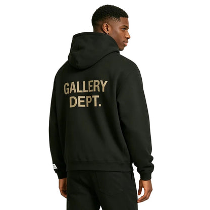 Gallery Dept. 90s GD Logo Hoodie Vintage Black