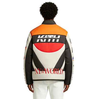 Kith Full Zip Brixton Puffed Shirt Jacket Sandrift