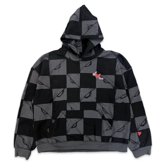 Matty Boy 99 Eyes Hoodie Black Grey