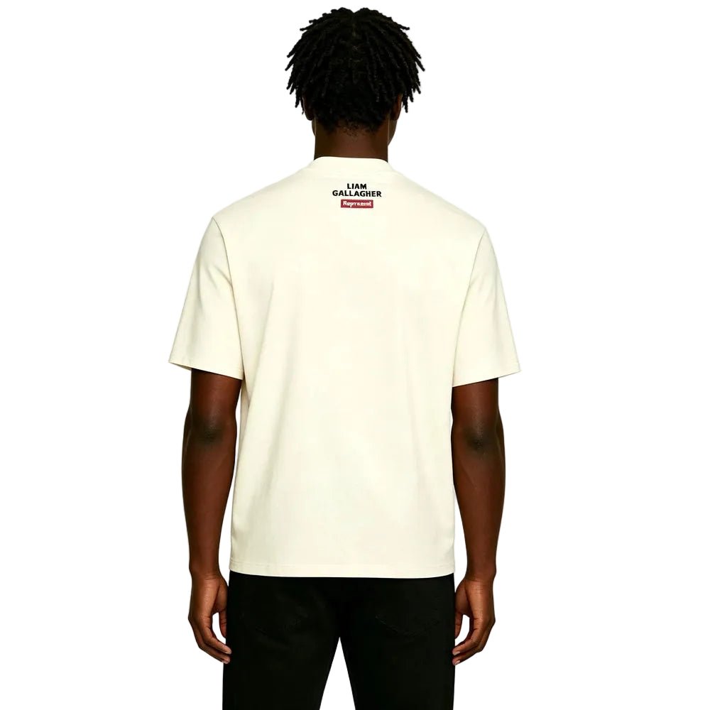 Represent Liam Gallagher Cmon You Know Vintage Tee White