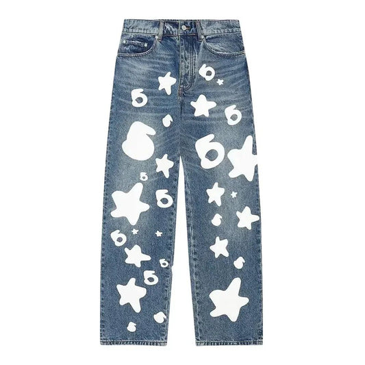 Sp5der Beluga Wash Denim Light Indigo Wash