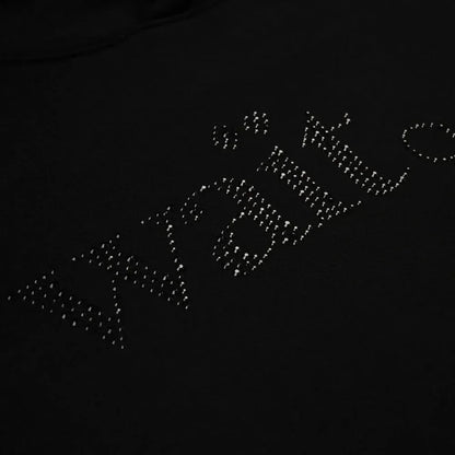 Sp5der Wait Stone Hoodie Black