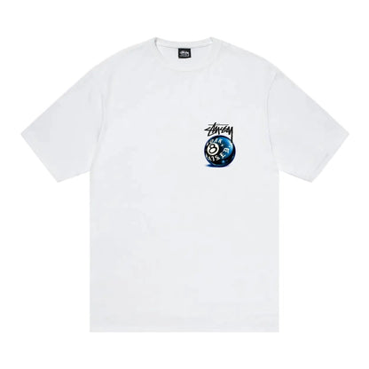 Stussy Born X Raised 8 Ball Tee White