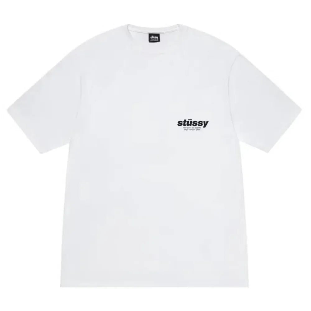 Stussy Rollers Tee White